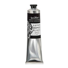 Speedball Professional Relief Ink, Supergraphic Black, 5 Ounce Tube