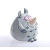 By-Bers Handmade Ceramic Owl Money Box (Rhinocero)
