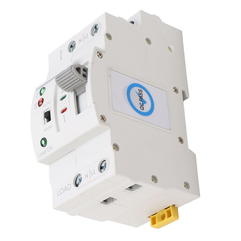 Dual Power Automatic Transfer Switch 2P 10A Millisecond Switching Generator