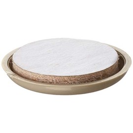 Shepherd Hardware 3943 1-1/2-Inch Adhesive, Round, Slide Glide Furniture Sliders, 4-Pack Beige