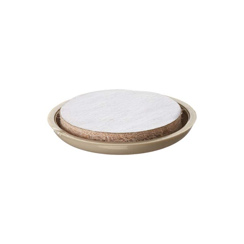 Shepherd Hardware 3943 1-1/2-Inch Adhesive, Round, Slide Glide Furniture Sliders,