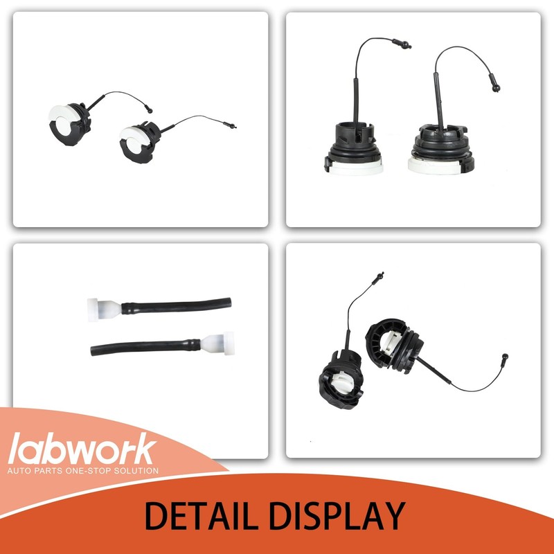 labwork 2 Pack Fuel Oil Tank Cap Vent Hose Kit