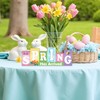 Happy Easter & Hello Spring Wood Decorations Sign -13" Rabbits