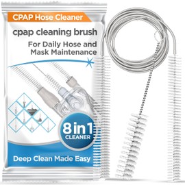 resplabs CPAP Hose Cleaning Brush 8 in 1 CPAP Cleaner for 22mm, 15mm CPAP Tubing, Mask, Cushions, Humidifiers & Water Chambers