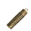 1 Pcs Pocket Pill Case Portable Brass Pill Box with