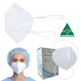 Softmed Face Mask, Premium Quality, Flat-Folded, with Adjustable Head Loops, Australian-Made