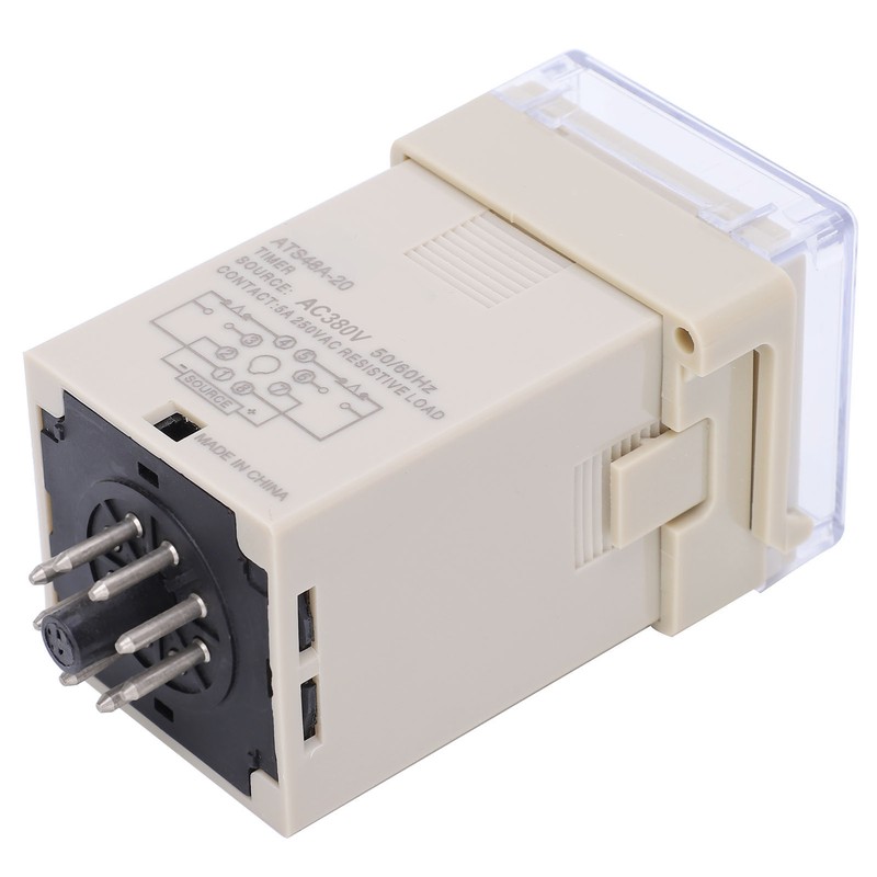 ATS48A‑20 LED Digital Display Time Relay Flexible Adjustment Time Relay