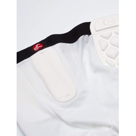 Cramer Classic 5-Pad Football Girdle With Hip, Tailbone and Thigh Pads, Integrated Girdle, White, 4X-Large, Adult