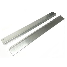 OMEGA Door Sill Cover Aluminum Trim Set, Compatible with Karmann GHIA, 1956-1974 (August 1964-1974)