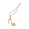 mugesh Pendant Eighth Note Poplar Wood - Great Gift for