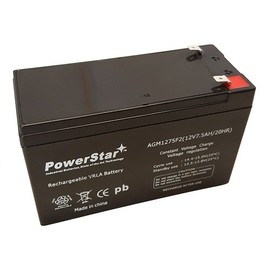 PowerStar® 12 Volt 7.5 Amp Hour Alarm Battery - True High Rate