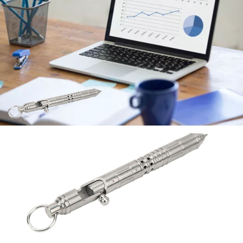 Titanium Alloy Ballpoint Pen Portable Pocket Pen for Everyday Use