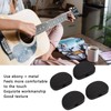6Set Guitar Tuning Peg Buttons Ebony Metal Tuner Machine Head