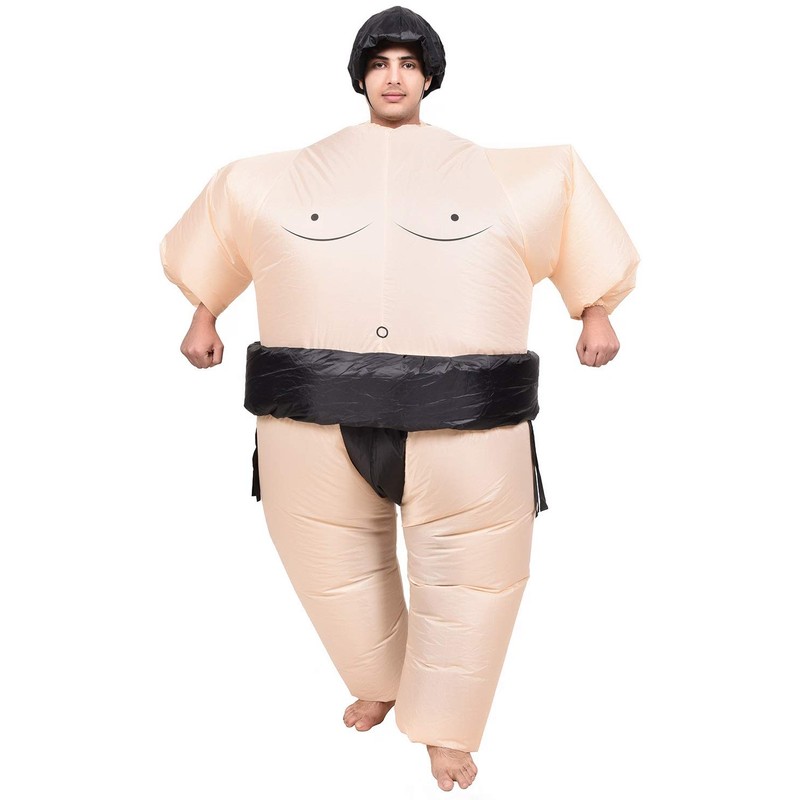 Entregando amor e Paz Wrestler 3-Piece Set, Inflatable Costume, Suitable