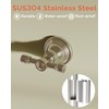 WZKALY Towel Hook for Bathrooms 2 Pack, Stainless Steel Robe