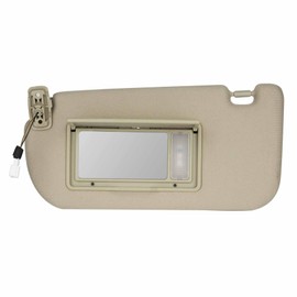 Beige Driver Left Side Sun Visor Replacement Compatible with KIA Sportage 2005 2006 2007 2008 2009 2010 Replace 85202-1F090EZ