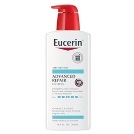 Eucerin Eucerin Advanced Repair Body Lotion for Very Dry Skin, Unscented Lotion Formulated with Ceramides, 16.9 Fl Oz Bottle