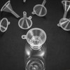 22 Pcs Small Funnels Set, Plastic Mini Travel Clear Funnels