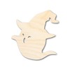 Unfinished Wood Witch Ghost Shape Craft up to 46" 5"