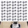 70PCS M6 Nuts,M6 Nyloc Nuts,Lock Tight Thread Lock,Nylon Inserted Hex