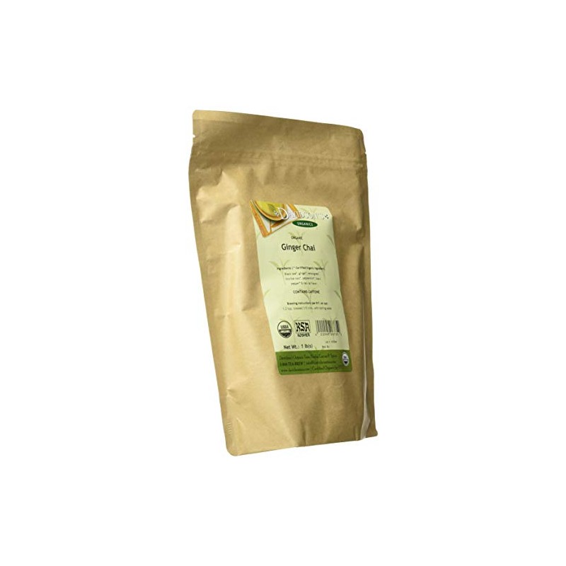 Davidson's Organics, Ginger Chai, Loose Leaf Tea, 16-Ounce Bag