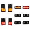 KEEGTBOX Smoke LED Cab Roof Light Kit Compatible with Hummer