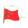 OATIPHO National Flag Brooch Creative Metal Clothes Badge for Casual