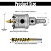 SALI 1-5/16" (34mm) TCT Hole Saw Kit Tungsten Carbide Tipped