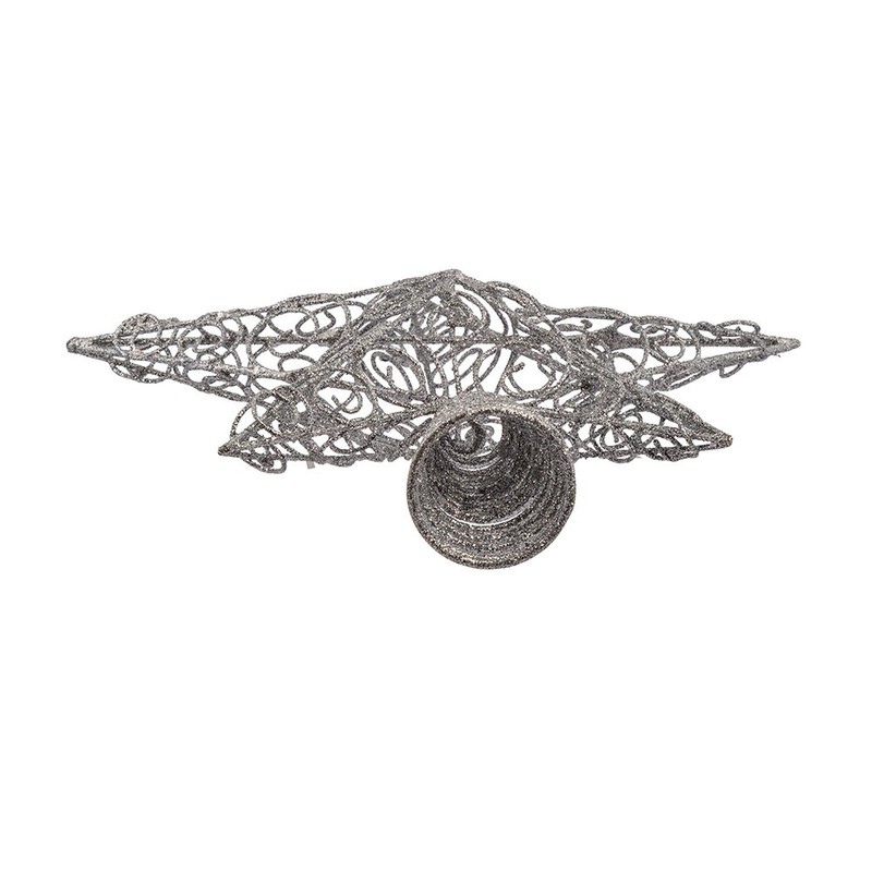 Kurt Adler 10-Inch Silver Star Treetop