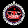 AEROSMITH TWO RHINESTONES KEYCHAINS EXCLUSIVE ITEM