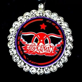 AEROSMITH TWO RHINESTONES KEYCHAINS EXCLUSIVE ITEM