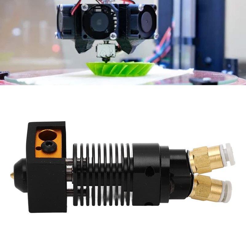 3D Printer Mounted Extruder Head 2 in 1 Out Double