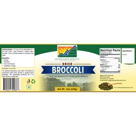 Mother Earth Products Dried Broccoli, Quart Jar