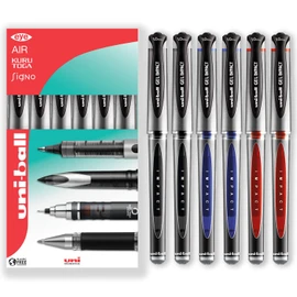 uni-ball Gel Impact Broad - UM-153S Rollerball Pens - 1.0mm Nib Tip - In Gift Box (Pack of 6, Multicolor)