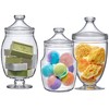 Amazing Abby - Keep - Acrylic Apothecary Jars (3-Piece Set,