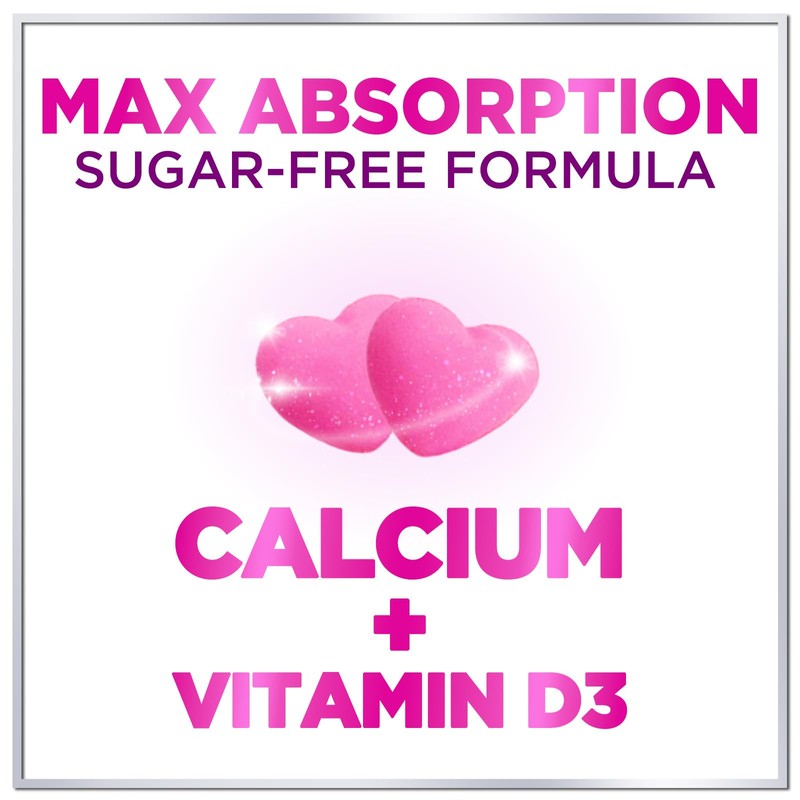 Calcium Supplements for Women - Sugar Free Calcium Gummies with