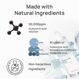 LALUCELL Serum, Highly Moisturizing Serum, Pregnant Women Delight Present, (Choose from Natural Derived Serum from Korea), Refreshing Skin Care, Aging Care (Single Item (Hyaluronic Acid Boosting Serum