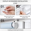 8-Piece Set Klemmfix Bracket, Blinds Window No Drilling Accessories, Suitable