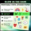 A-SUB Glow in The Dark Printable Vinyl Sticker Paper for