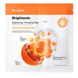 Dr. Jart+ 닥터자르트 마스크팩 브라이트닝 플럼핑 비타민 5매 BNA Dr. Jart+ Mask Pack Brightening Plumping Vitamin 5 Sheets BNA