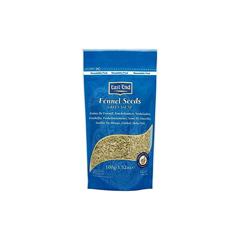 East End Fennel Seeds (100g) - Pack of 6
