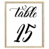 Darling souvenir Caligrafía 1-12 tarjetas números Recepción de boda decoración
