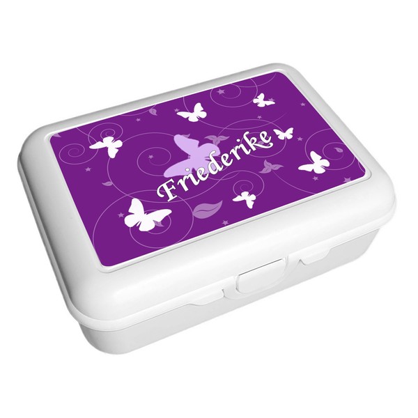 CreaDesign, Children's Lunch Box, Lunch Box, White with Compartments Insert,