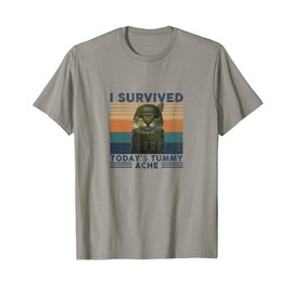 Funny I Survived Today's Tummy Ache T-Shirt