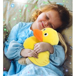 DolliBu Snug Mooshies Duck Stuffed Animal - Farm Life Super Squishy Soft Sensory Plush Toy for Girls and Boys, Cute Kids Plush Animal Friend to Play, Squeeze, Soothe Stress and Cuddle - 10 Inches