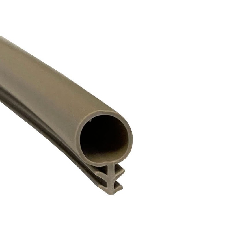 STB Weatherstrip, Kerf-Mounted, Bulb Type, Tan - 25 ft Roll