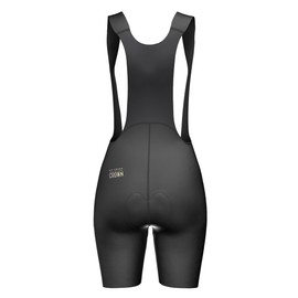 LAMEDA Women's Cycling Bib Shorts Cycling Shorts Padded Summer Breathable Elastic Quick-Drying Bib Shorts Cycling Shorts for Cycling Road Bike, black, L