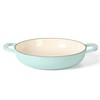 Martha Stewart 3.5-Quart Enameled Cast Iron Dutch Oven Braiser -