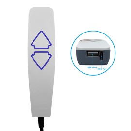 Universal ELEASMB7337 Lift Chairs Power Recliner 2 Button 5 Pin Remote with USB A C Port