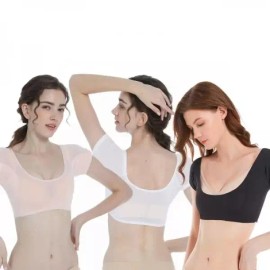 겨땀 방지 겨드랑이 땀 흡수 패드 패치 이너 속옷 [03땀패드이너-흰색L] Sweat Absorption Pads for Armpits to Prevent Underarm Sweat [03 Sweat Pad Inner - White L]